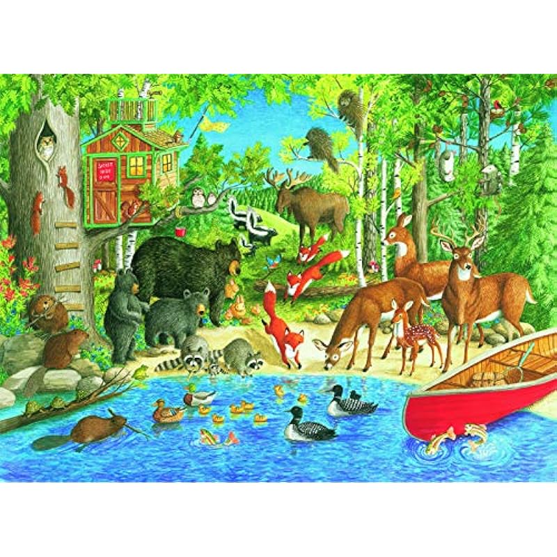 Ravensburger Woodland Friends 200 Piece Jigsaw Puzzle Review