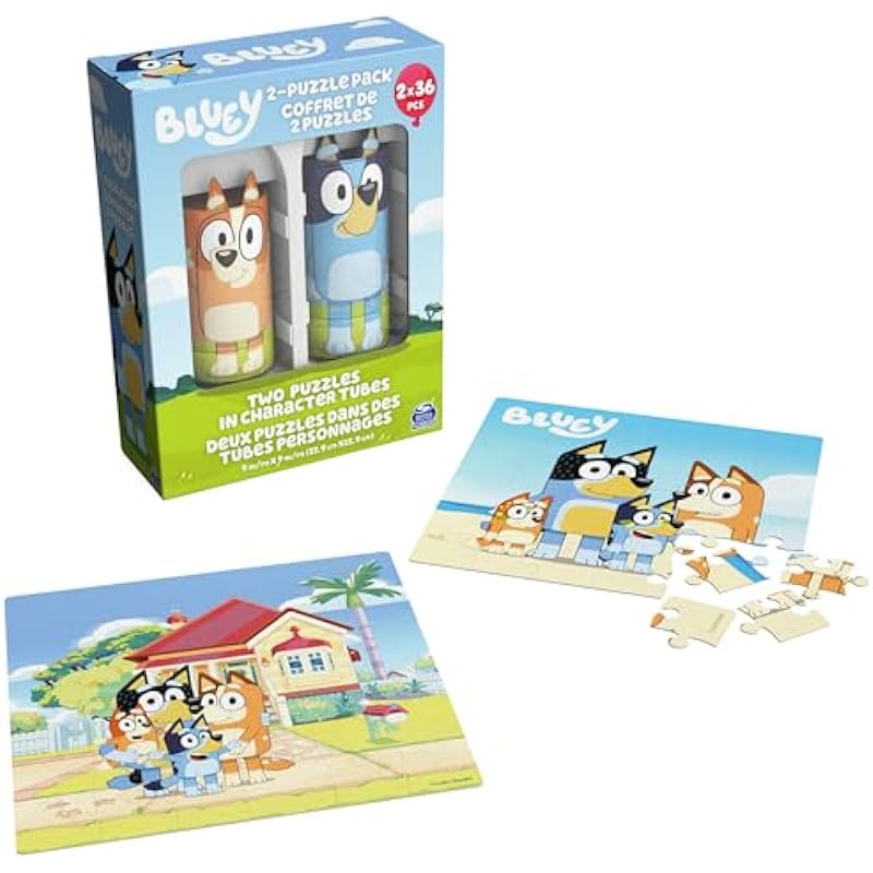 Bluey 36-Piece Jigsaw Puzzles Review: Fun and Educational for Kids