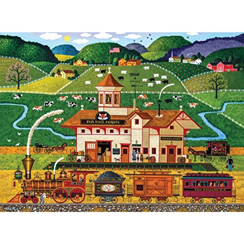 Buffalo Games - Charles Wysocki - Fox Hill Farms Puzzle Review