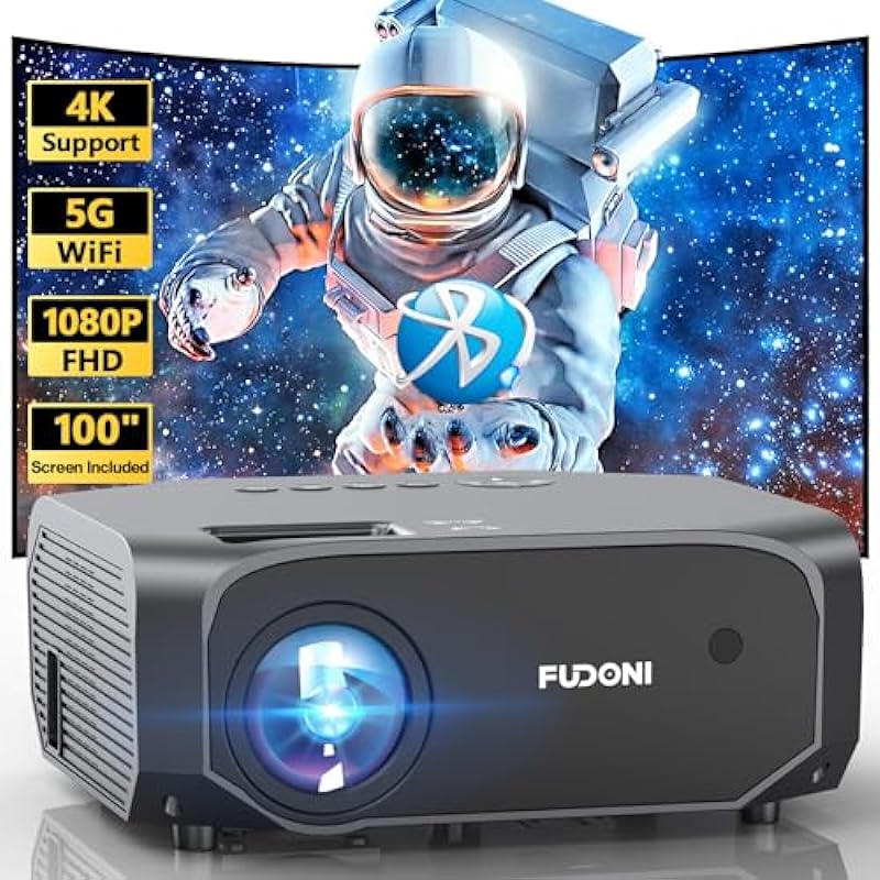 FUDONI 1080P 5G WiFi Projector: The Ultimate Home Cinema Experience Review