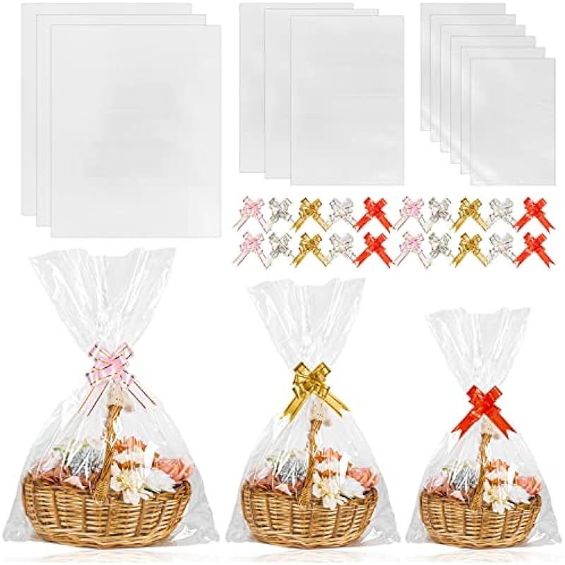 Transform Your Gift Wrapping with 50pcs Cellophane Bags 3 Sizes Review