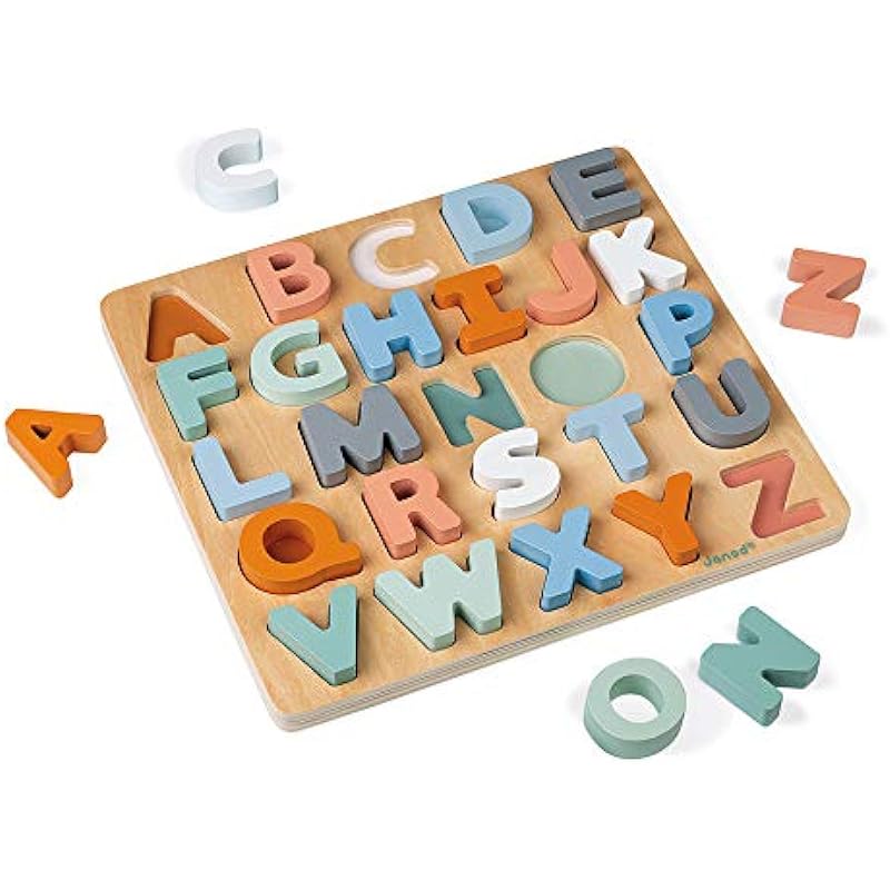 Janod Sweet Cocoon Wooden Alphabet Puzzle Review: A Must-Have Educational Toy