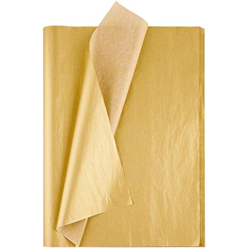 MIAHART 50 Sheets Metallic Gold Tissue Paper Review: Elevate Your Gift Wrapping