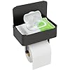 JUYSON Toilet Paper Holder with Shelf - A Stylish and Practical Bathroom Accessory