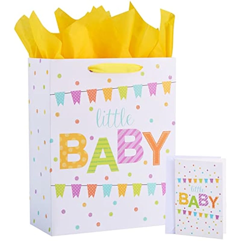 SUNCOLOR 13" Large Gift Bag Review: Perfect for Baby Showers