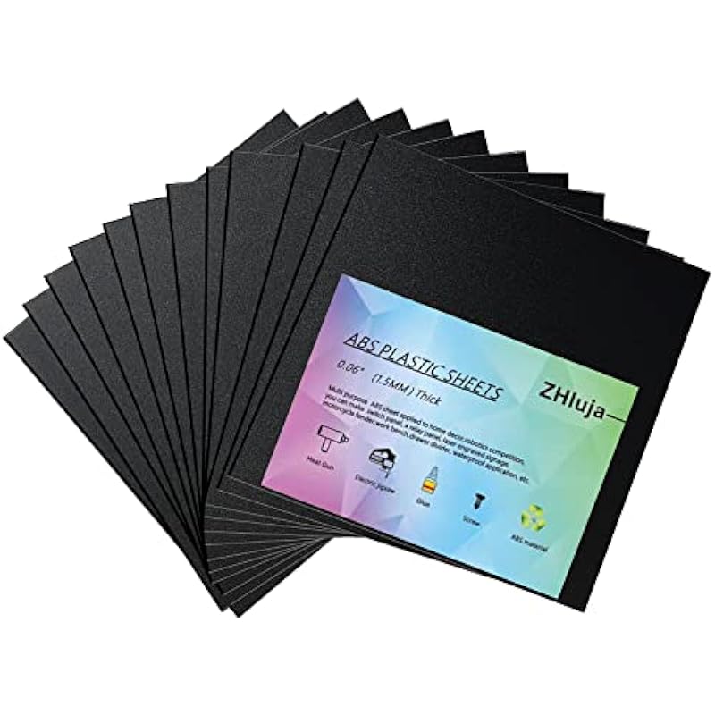 ZHluja Black ABS Plastic Sheets Review: Versatile and Durable for DIY Projects