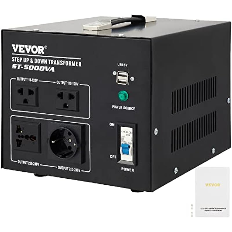 VEVOR 5000W Voltage Converter Transformer: In-Depth Review