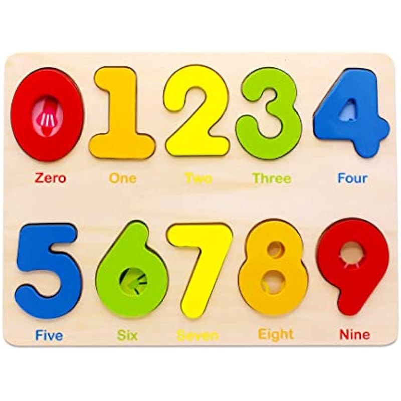 Aile Wooden Preschool Learning Number Puzzles Review