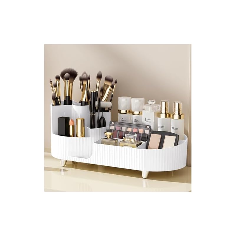 Rotating Makeup Organizer Review - Declutter Your Beauty Routine