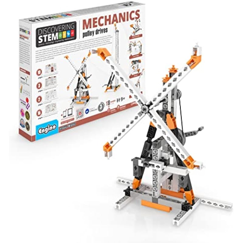Engino STEM Toys Review: Pulley Drives Construction Set