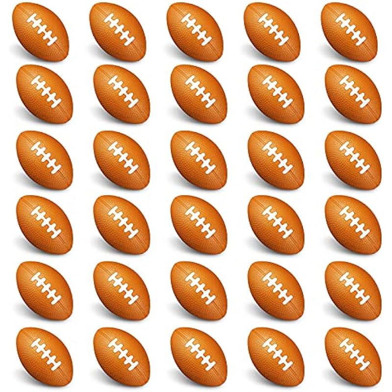 30 Packs Mini Football Sports Stress Balls Review | Perfect for Parties & Stress Relief