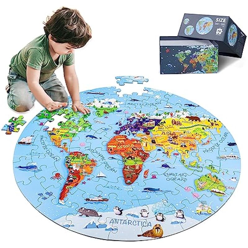 DIGOBAY World Map Jigsaw Puzzle for Kids: A Comprehensive Review