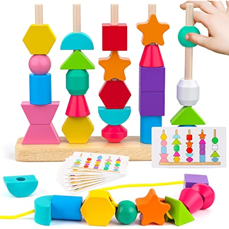 Montessori Wooden Beads Sequencing Toy Set Review: A Treasure Trove of Learning and Fun