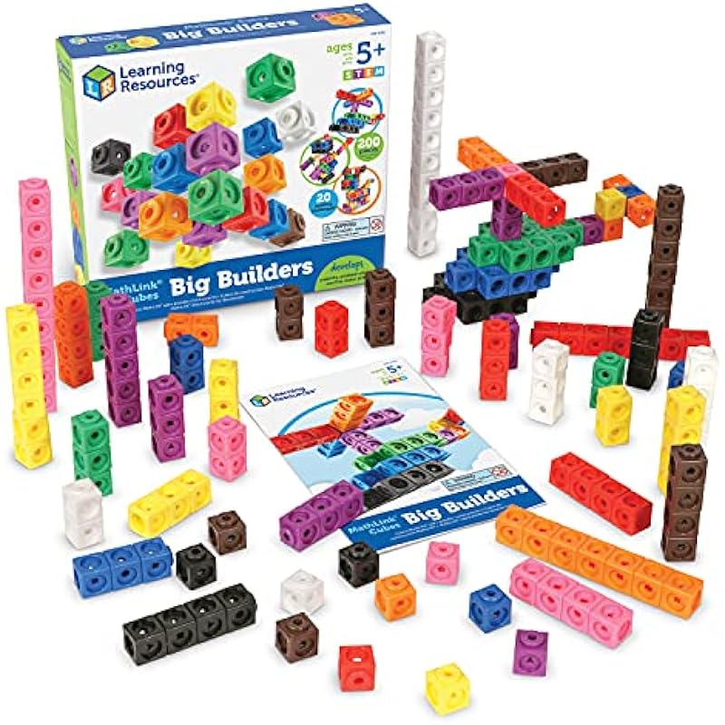 Learning Resources MathLink Cubes Big Builders Review: A Parent’s Perspective