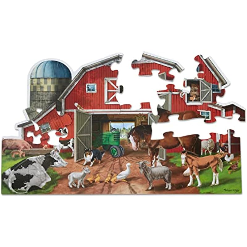 Melissa & Doug Busy Barn Jumbo Jigsaw Floor Puzzle Review