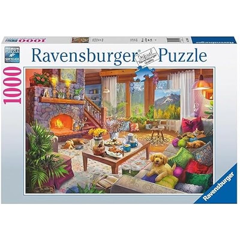 Ravensburger Cozy Cabin 1000 Piece Jigsaw Puzzle Review