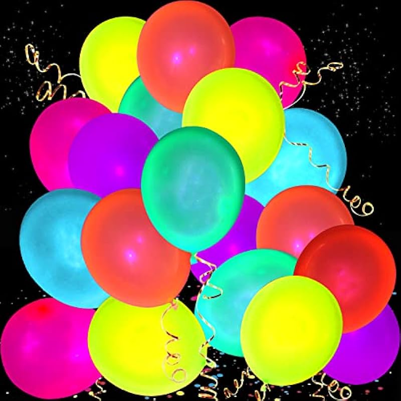 Transform Your Party with 110 Pack Colored UV Neon Balloons - A Comprehensive Review
