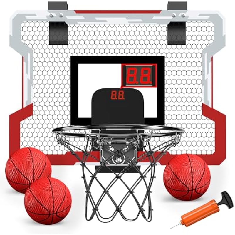 HYES Mini Basketball Hoop Indoor with Scoreboard Review