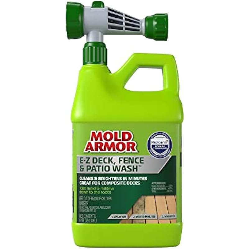 Revitalize Your Outdoor Spaces with Mold Armor E-Z House Fence & Patio Wash