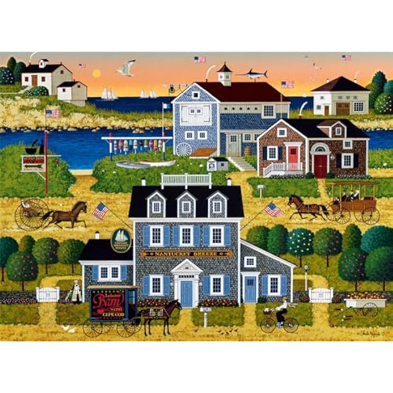 Buffalo Games - Charles Wysocki - Witch's Bay 1000 Piece Puzzle Review