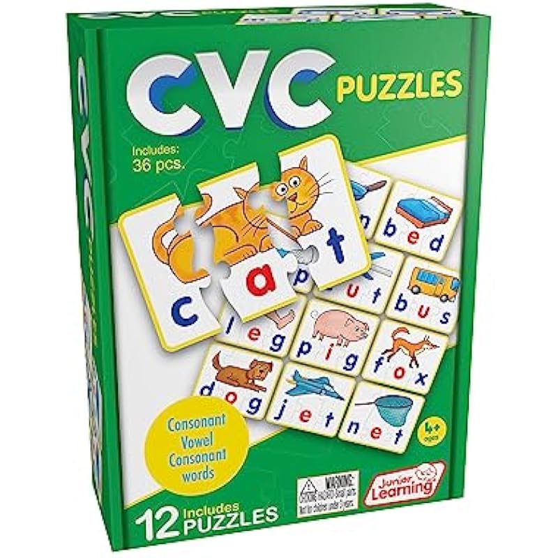 Junior Learning JL240 CVC Puzzles Review: Fun Meets Education