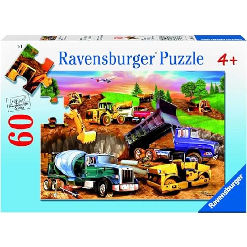 Ravensburger Construction Crowd - 60 Piece Jigsaw Puzzle Review