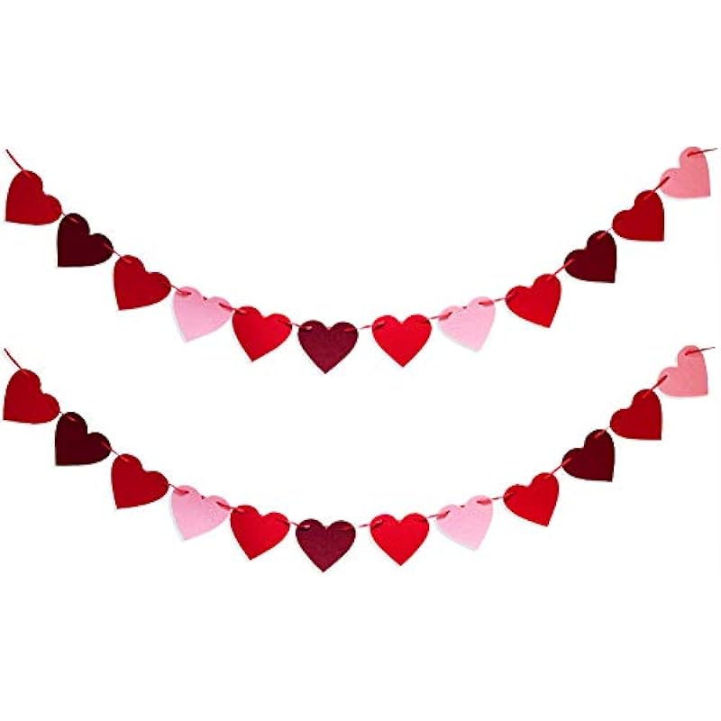 48Pcs Heart Garland Banner Review: A Must-Have for Romantic Celebrations