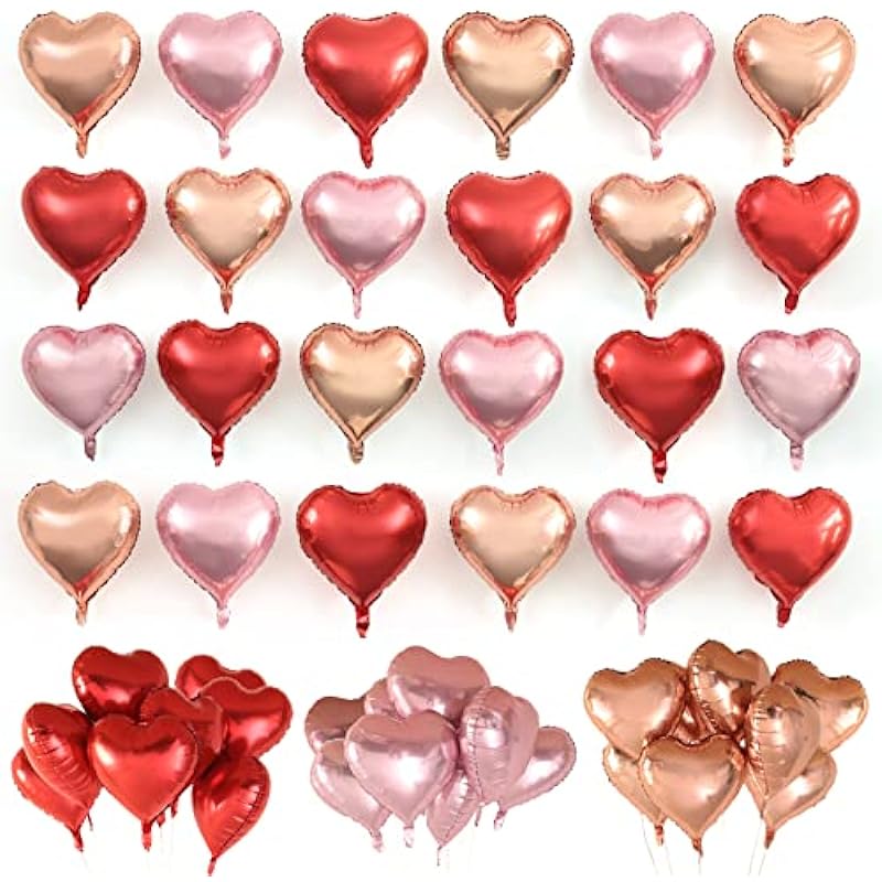 Golray 24pcs Heart Foil Balloons Review: Elevate Your Romantic Celebrations