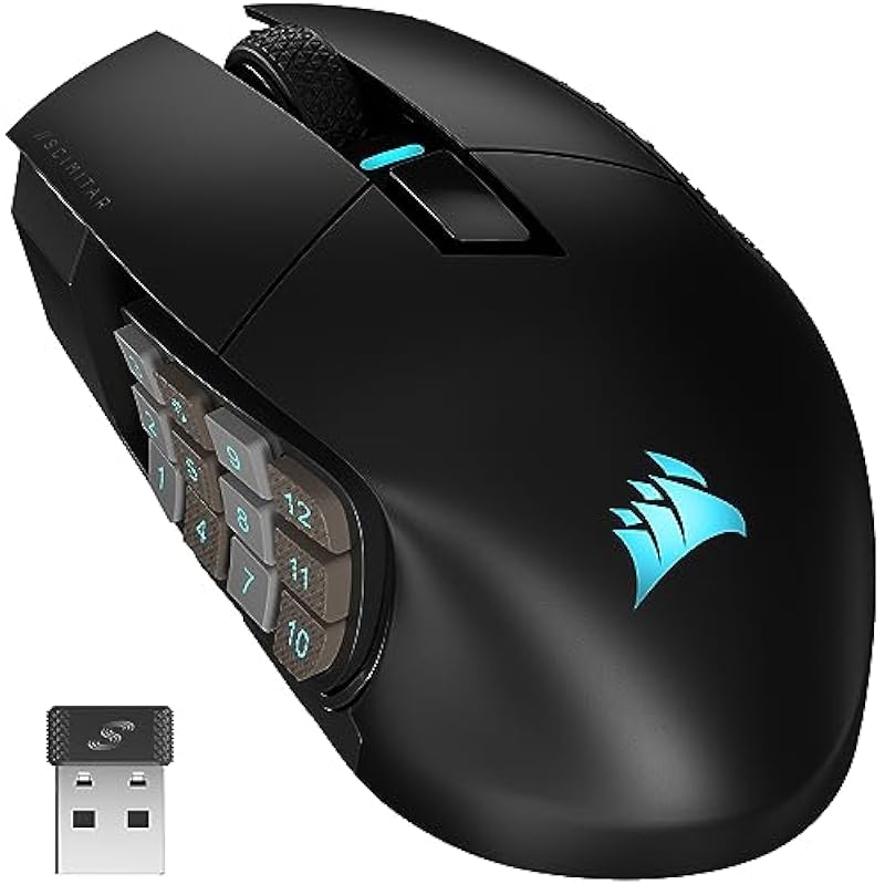 CORSAIR SCIMITAR ELITE RGB Wireless MMO Gaming Mouse Review: A Gamer's Dream