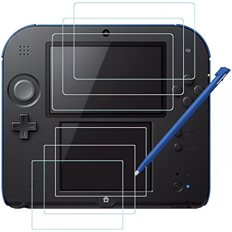 AFUNTA Screen Protector and Stylus Pack for Nintendo 2DS - A Must-Have for Gamers
