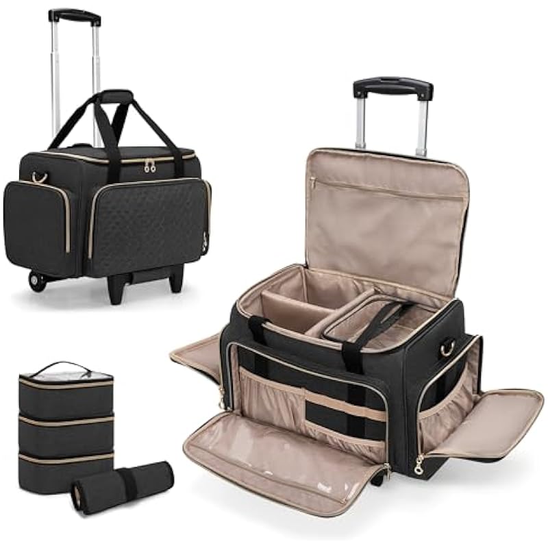 LUXJA Rolling Makeup Case Review: Organization and Style Combined