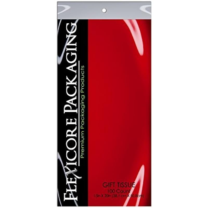 Flexicore Packaging Red Gift Wrap Tissue Paper: Elevate Your Crafting and Gift Wrapping