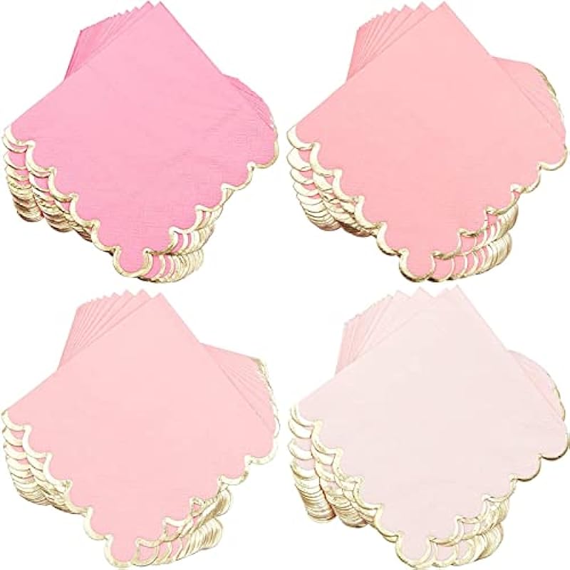 Elevate Your Event with Pink Scalloped Cocktail Napkins: A Comprehensive Review