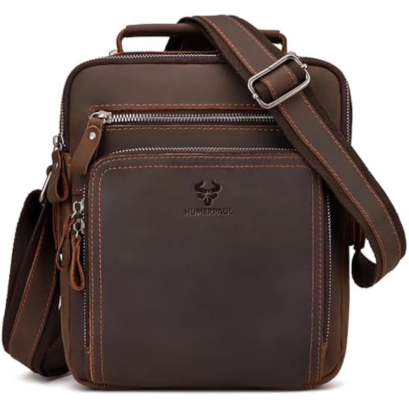 HUMERPAUL Leather Messenger Bag Review: A Blend of Style and Functionality