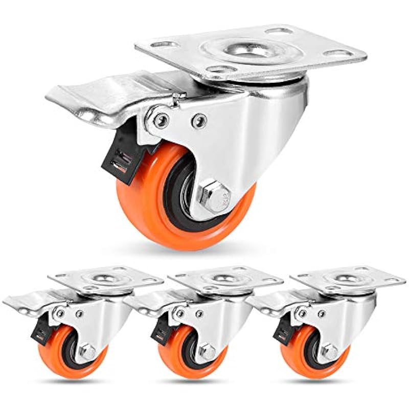 W B D WEIBIDA 2" Plate Caster Wheels Review: Enhancing Mobility with Ease