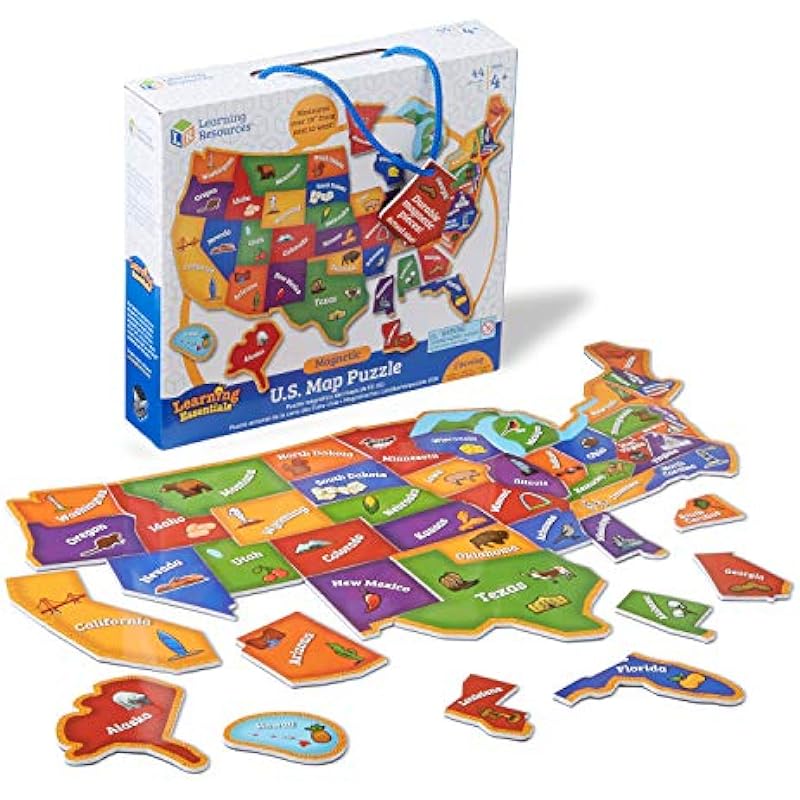 In-depth Review: Learning Resources Magnetic US Map Puzzle