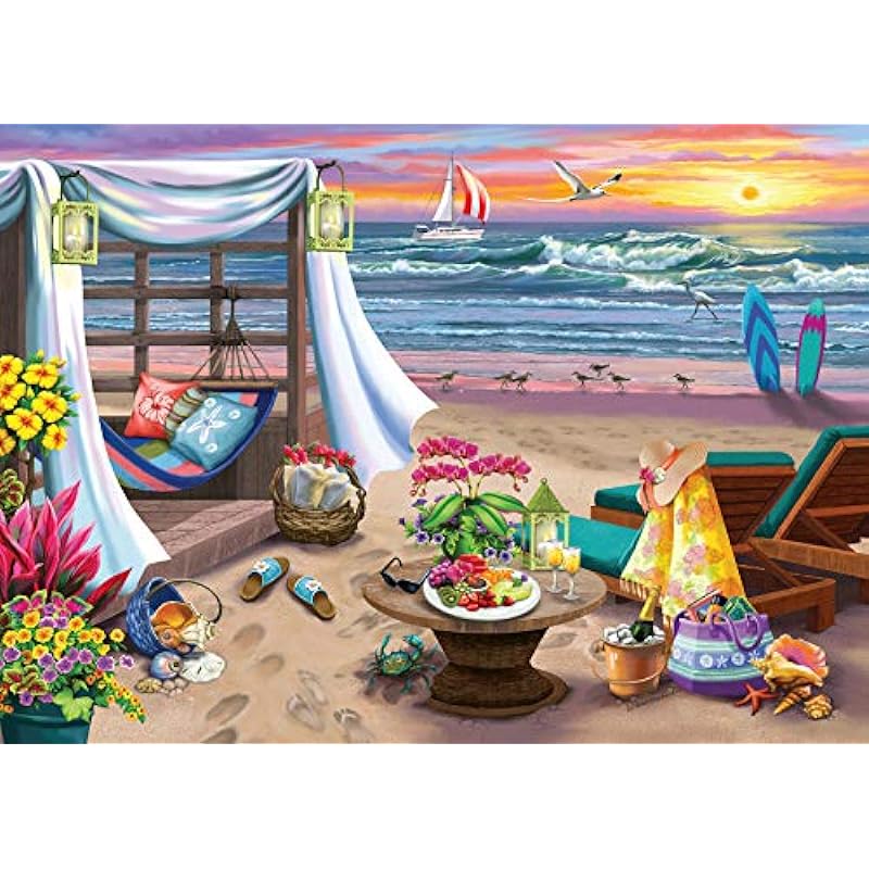 Ravensburger Cabana Retreat Puzzle Review: A Dive into Relaxation