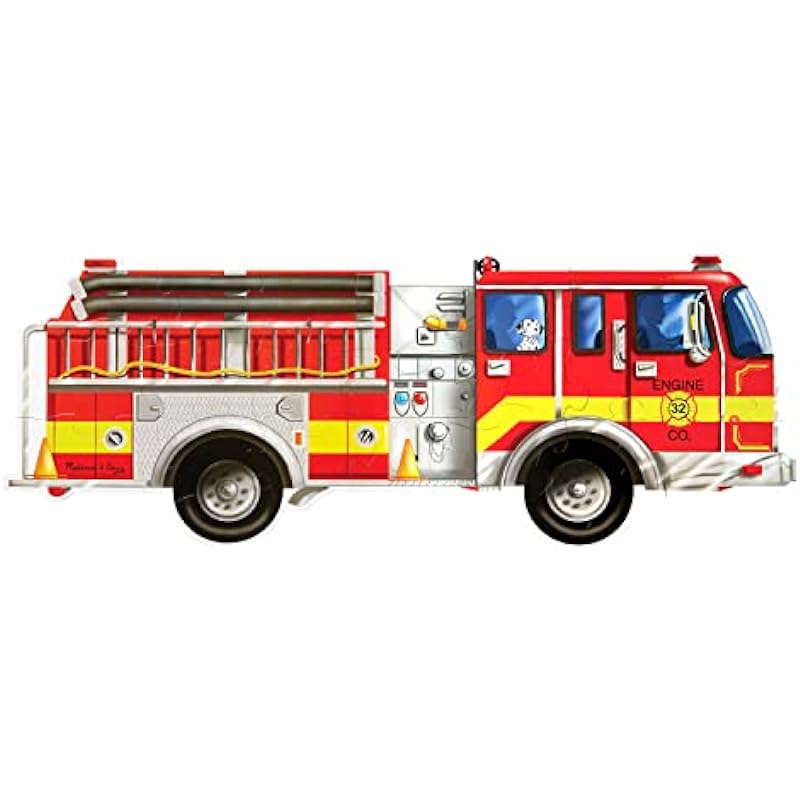 Melissa & Doug Fire Truck Jumbo Jigsaw Floor Puzzle Review