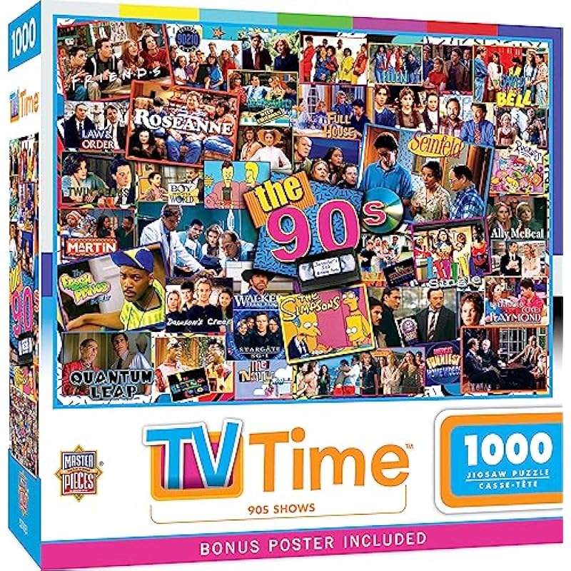 Masterpieces 1000 Piece Jigsaw Puzzle Review: A Nostalgic 90s TV Experience