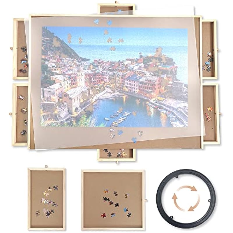 WOOD CITY 1500 Piece Wooden Jigsaw Puzzle Board Review