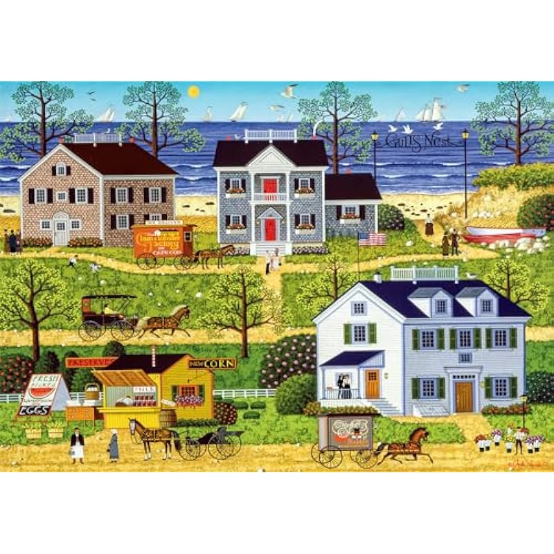 Buffalo Games - Charles Wysocki - Gulls Nest Puzzle Review | 500 Piece Jigsaw