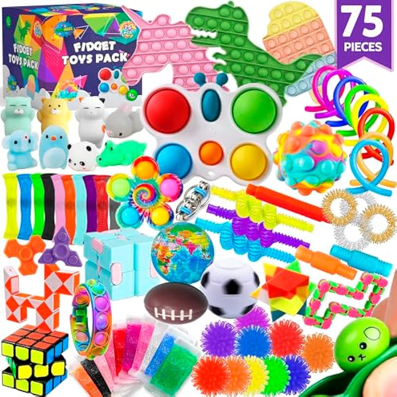 Ultimate Review of the 75 pcs Fidget Toys Kids Pack: A Treasure Trove of Fun and Calm