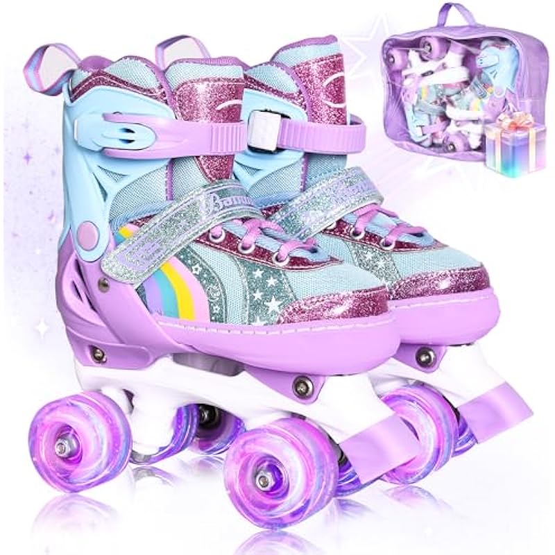 Fotoumgl Rainbow Toddler Roller Skates: A Parent's Review