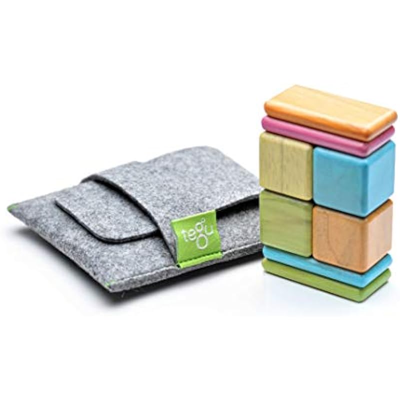 8 Piece Tegu Pocket Pouch Magnetic Wooden Block Set Review: A Must-Have Toy for Creative Minds