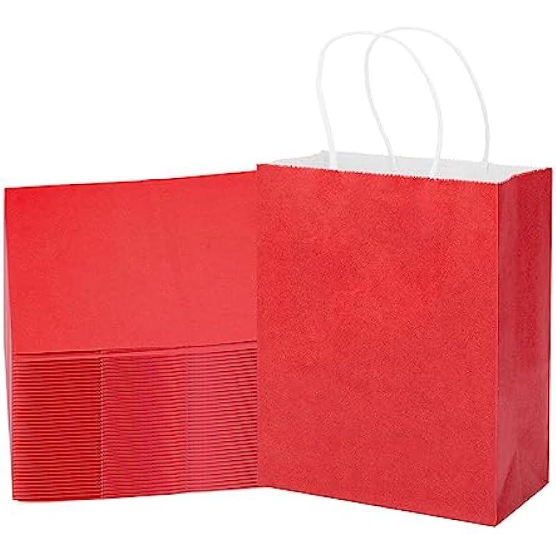 Elevate Your Gift-Giving with Red 100 Pack Gift Bags - A Review