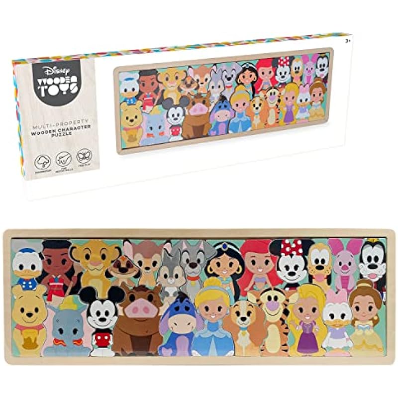 Disney Wooden Toys Character Puzzle Review: Fun and Educational