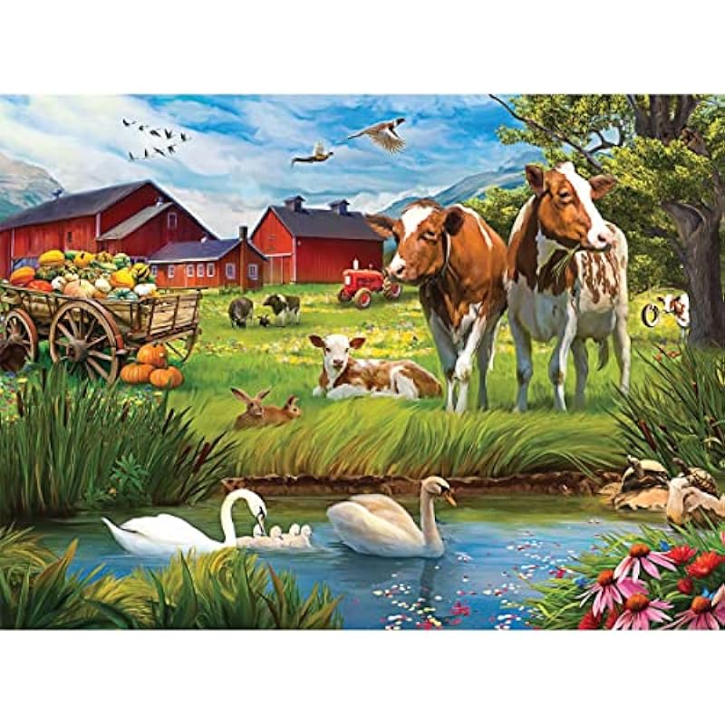 Buffalo Games - A Day Out at The Farm Jigsaw Puzzle Review