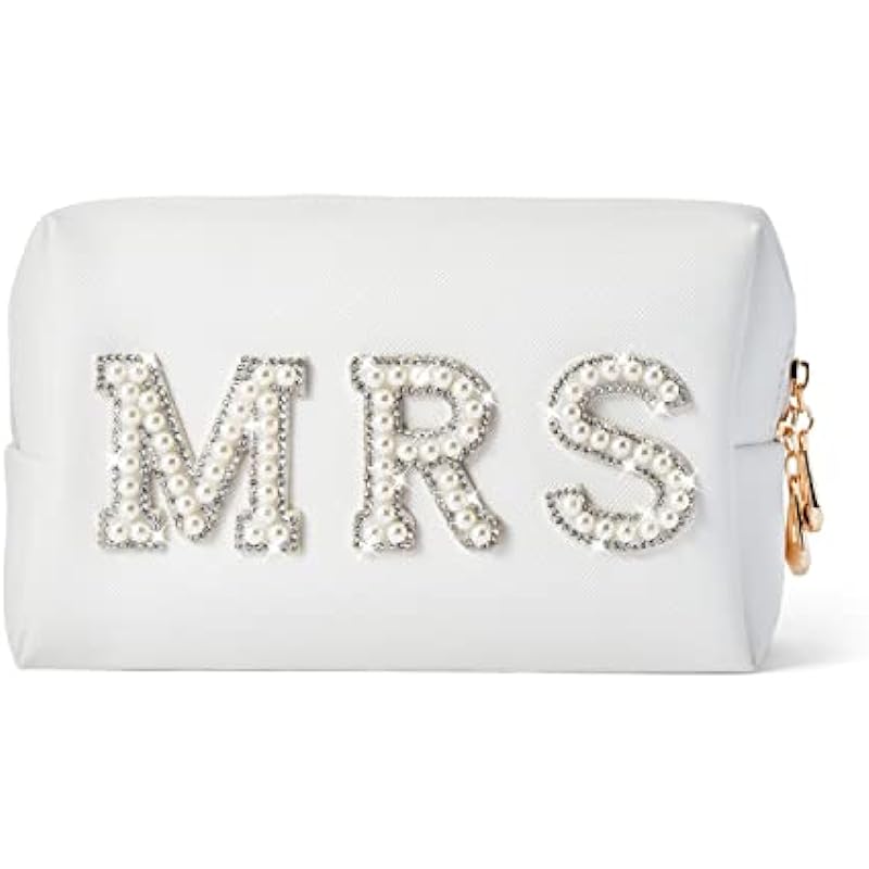 Y1tvei Bling Varsity Letter Makeup Bag Review - Style Meets Function