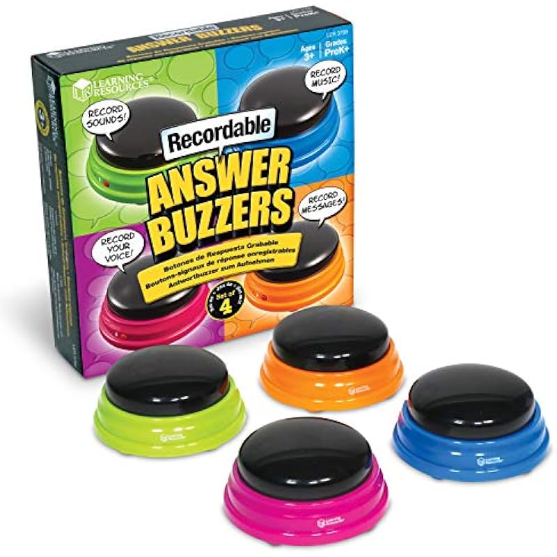 Transform Learning and Fun with Learning Resources Recordable Answer Buzzers - A Detailed Review