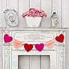 Whaline Valentine's Day Felt Heart Garland Banner Review: A Charming Addition to Your Decor